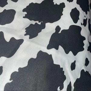 Cow print fabric